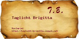 Taglicht Brigitta névjegykártya